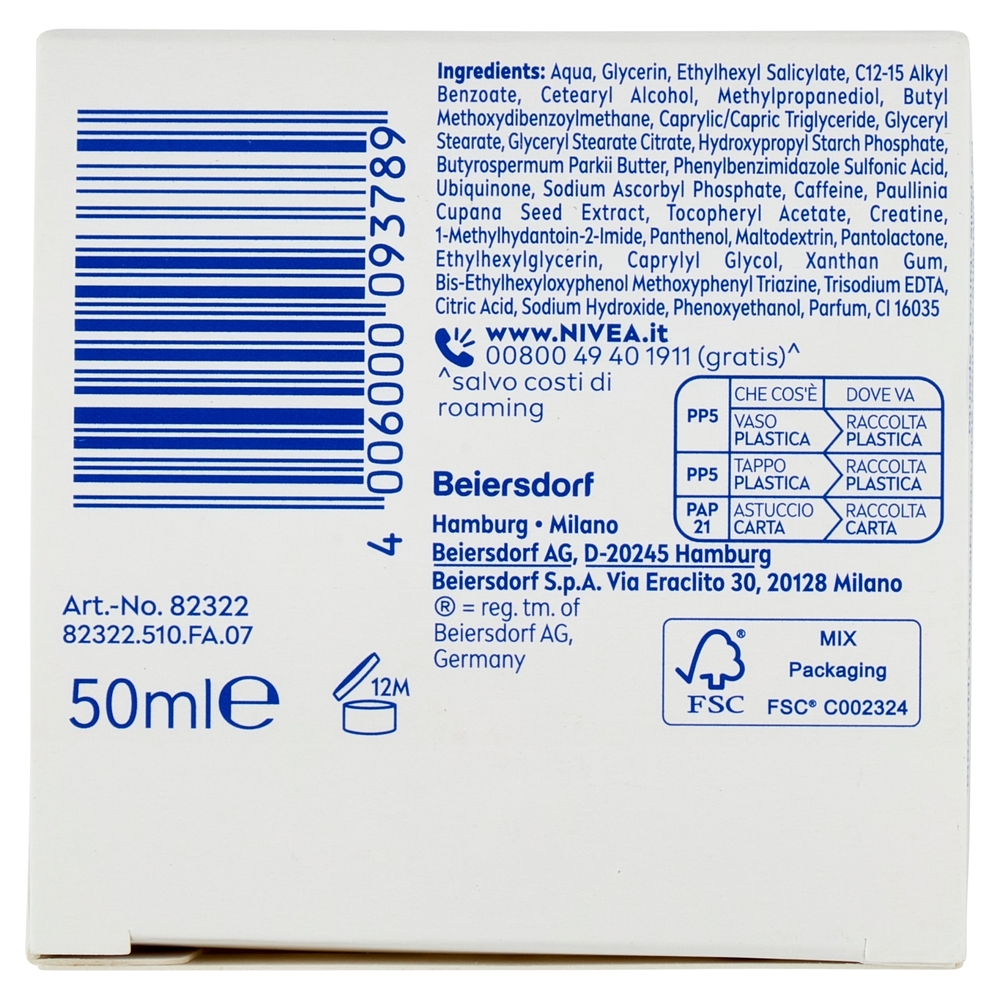 Nivea Q10 Anti-Rughe Energy Crema Giorno Illuminante SPF 15 Pelle Stanca e Spenta 50 ml